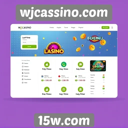 Experiência do usuário no design do site wjcassino